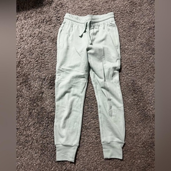 Mint Green Blue Fabletics Jogger Sweatpants | Go To Classics | Size XS Womens - Picture 1 of 4